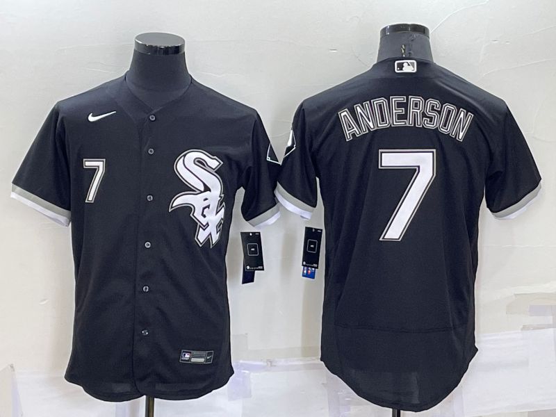 Men Chicago White Sox #7 Anderson Black Elite Nike 2022 MLB Jersey->toronto blue jays->MLB Jersey